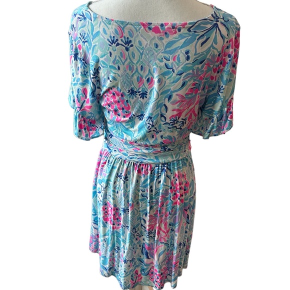 Lily Pulitzer Riegan Ruffle dress size Large - Picture 3 of 3